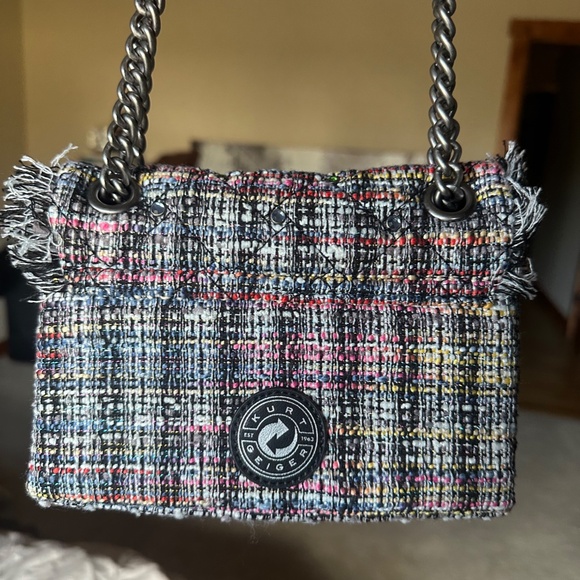 Kurt Geiger Mini Kensington Recycled Tweed Crossbody Bag | NWOT - Picture 4 of 13